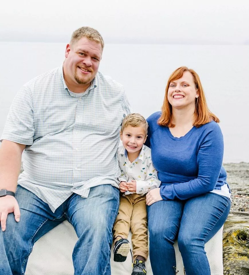 A family photo of the McMullen family, satisfied clients who were represented by the Cascade Property Advisers.