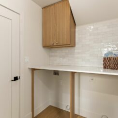 Laundry area, to garage.