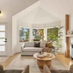 Living Room visible from the entrance.