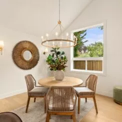 Shot of the dining nook.